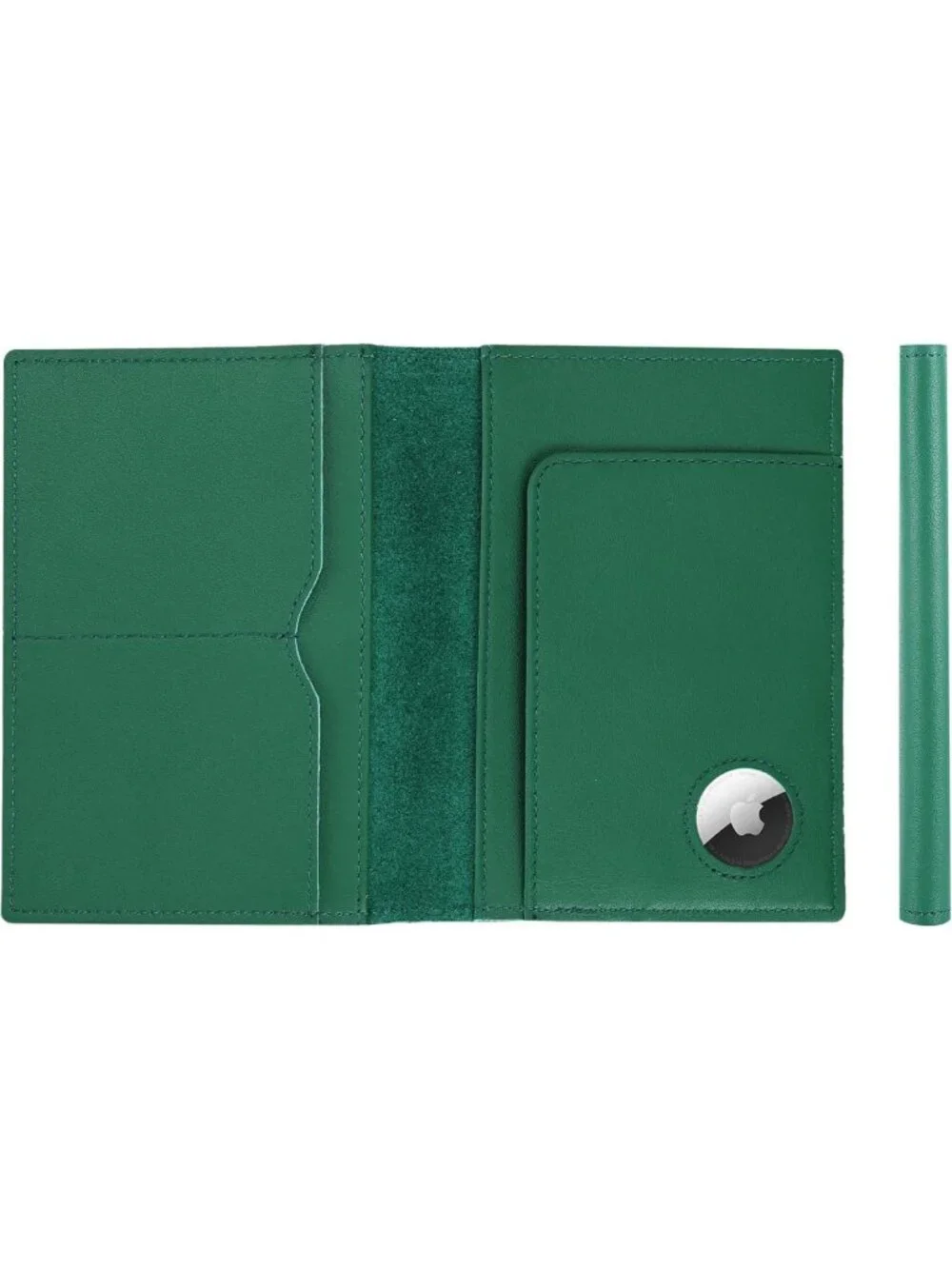 Minimalist Leather Passport Holder, RFID Blocking Travel Wallet, Slim Bifold